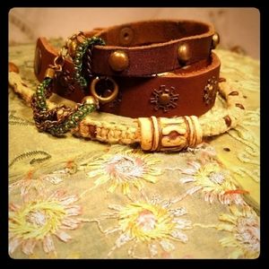 Leather + Hemp Bracelet Bundle